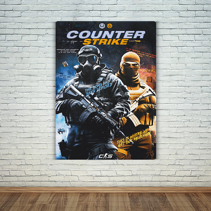 Counter Strike Metal Poster