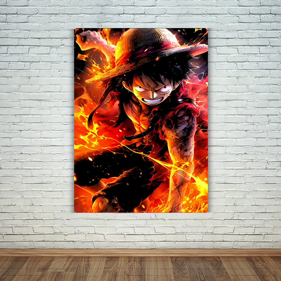 Luffy - Gear 5 transformation Metal Poster