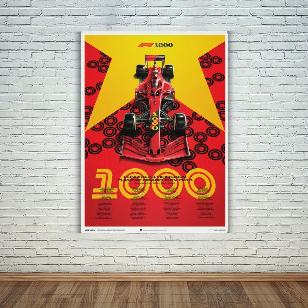 Formula 1000 Metal Poster