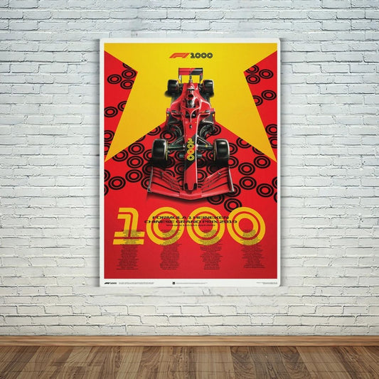 Formula 1000 Metal Poster