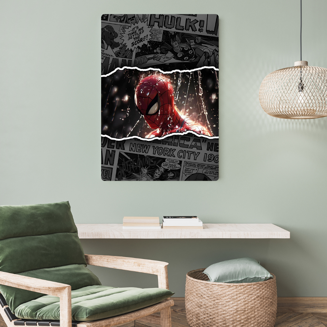 Spidey Metal Poster