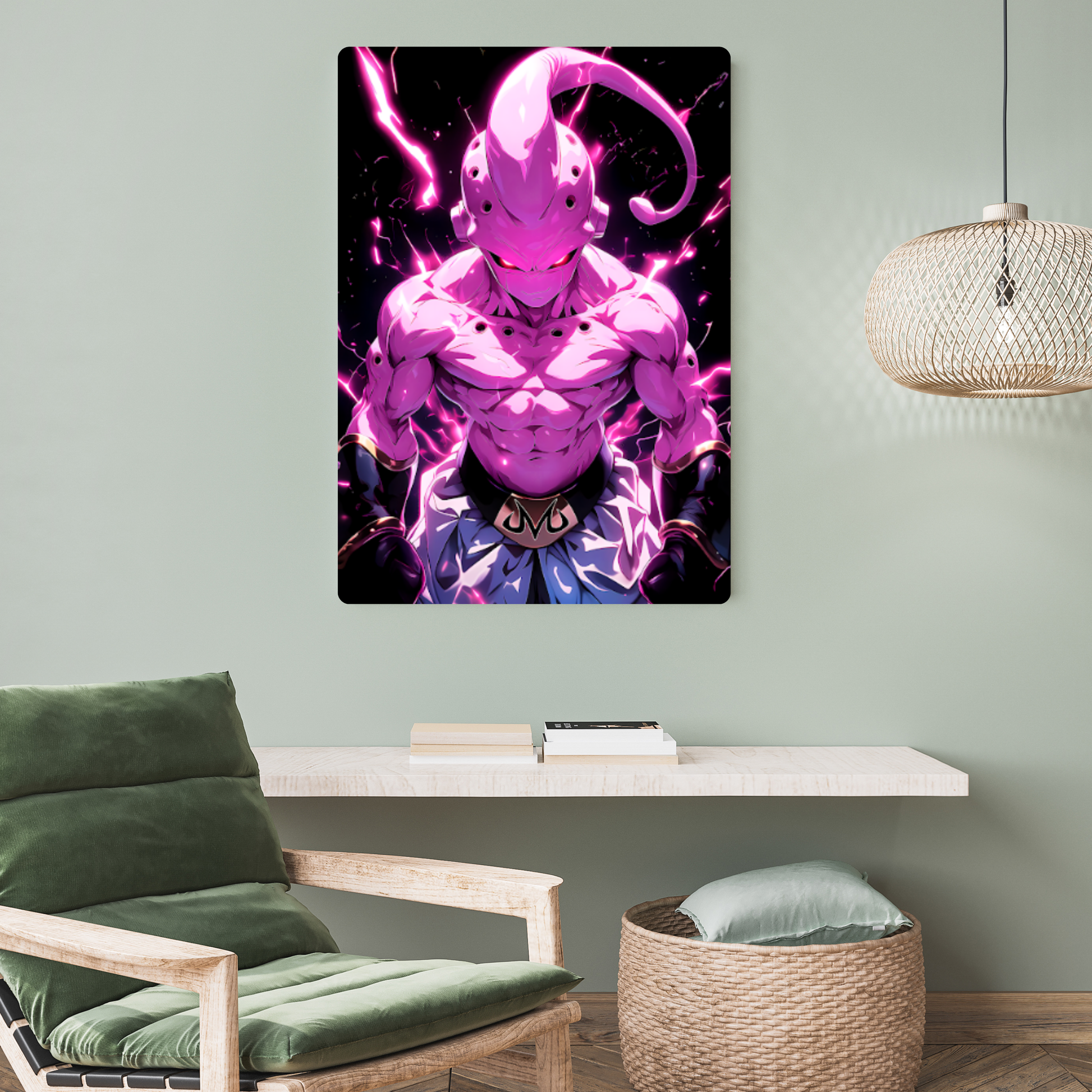 Kid Buu Metal Poster