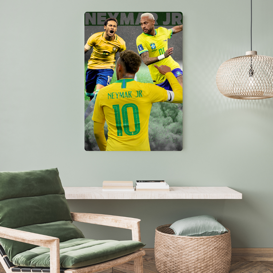 Neymar Jr. Metal Poster