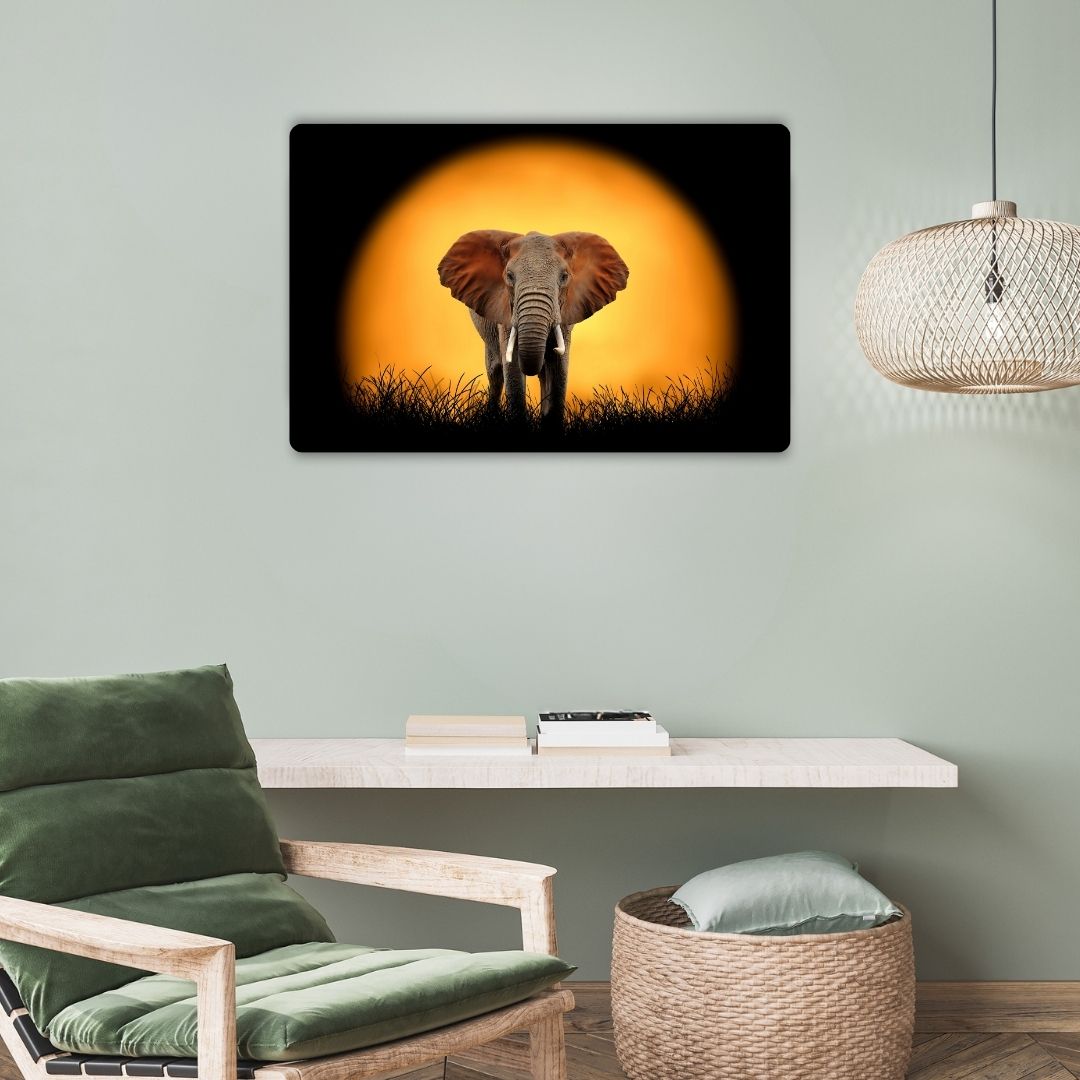 Elephant Metal Poster