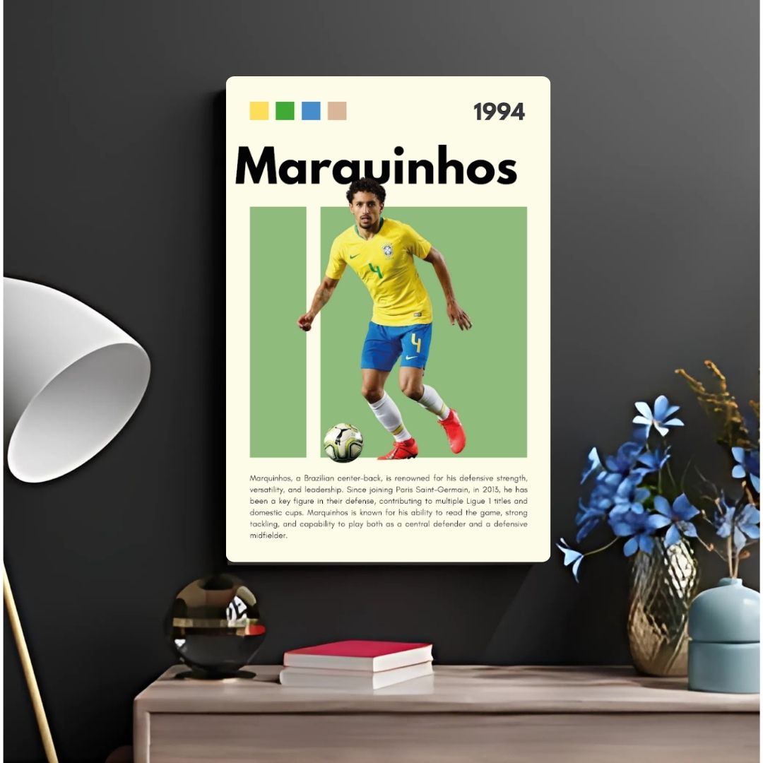 Marquinhos Metal Poster
