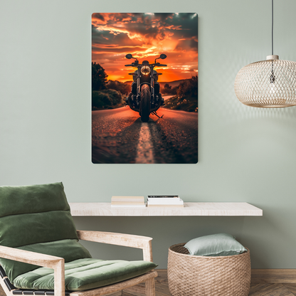 Journey Begins Here Metal Poster