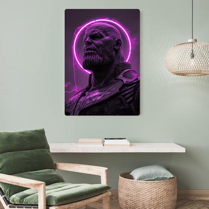 Avengers Thanos Metal Poster - Walltistic 