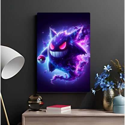 Gengar Metal Poster