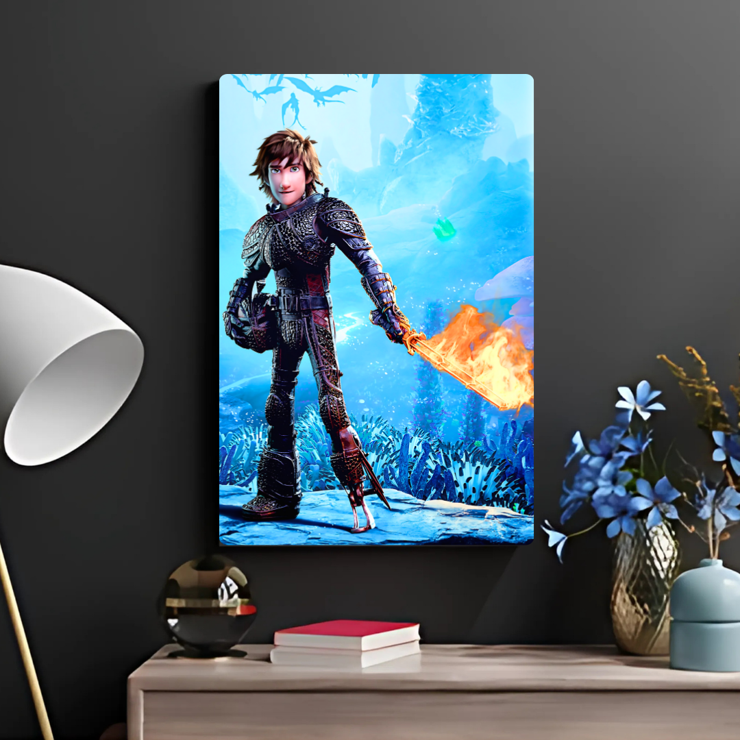How to Train Your Dragon Metal Poster