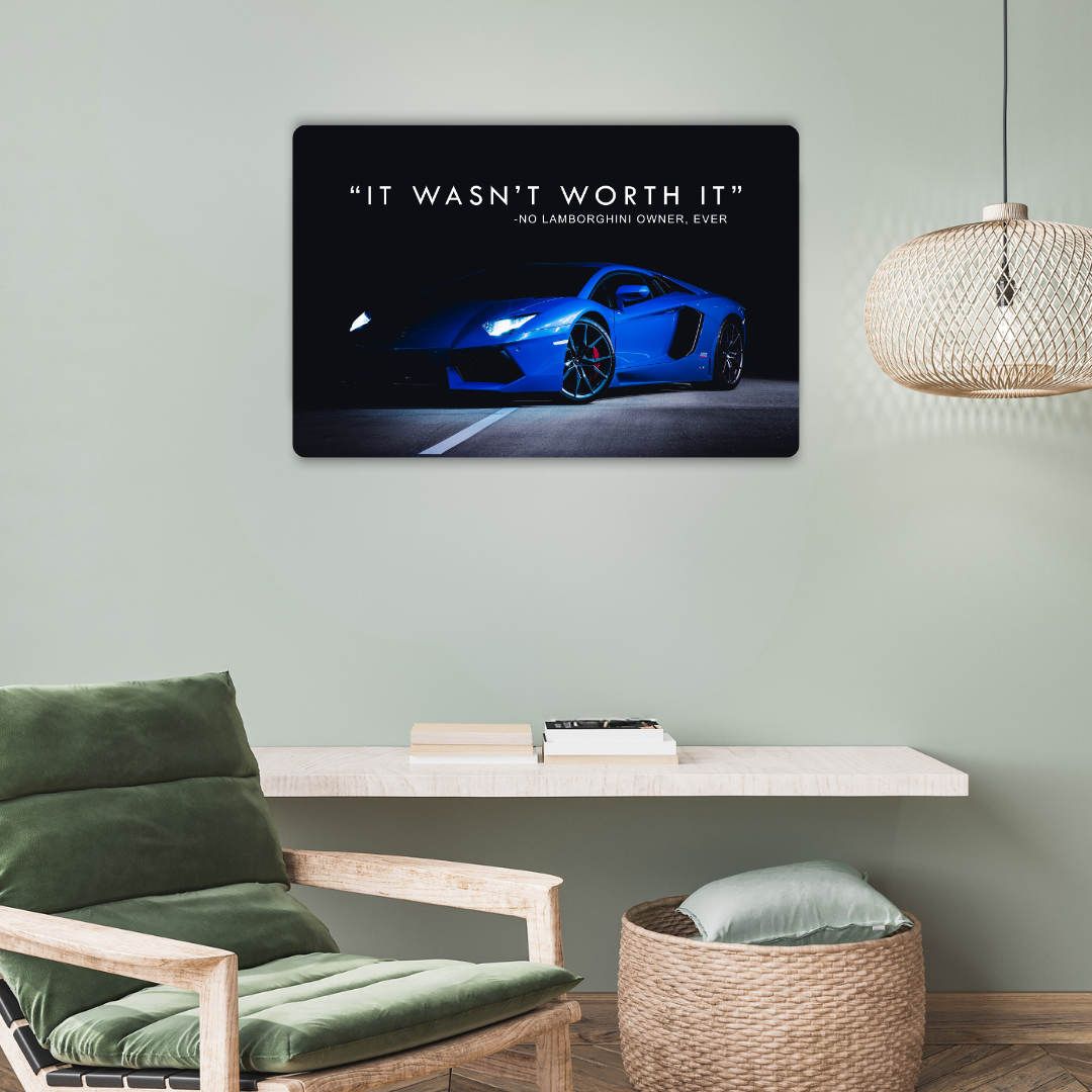 Said No One Ever Metal Poster