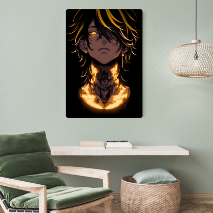 Kazutora Hanemiya Tokyo Revengers Metal Poster
