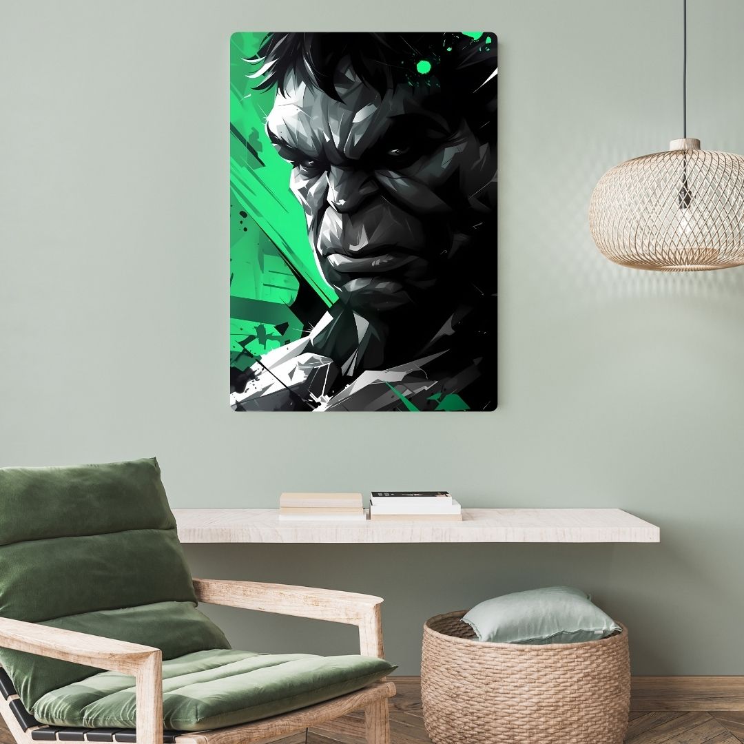 Hulk Metal Poster