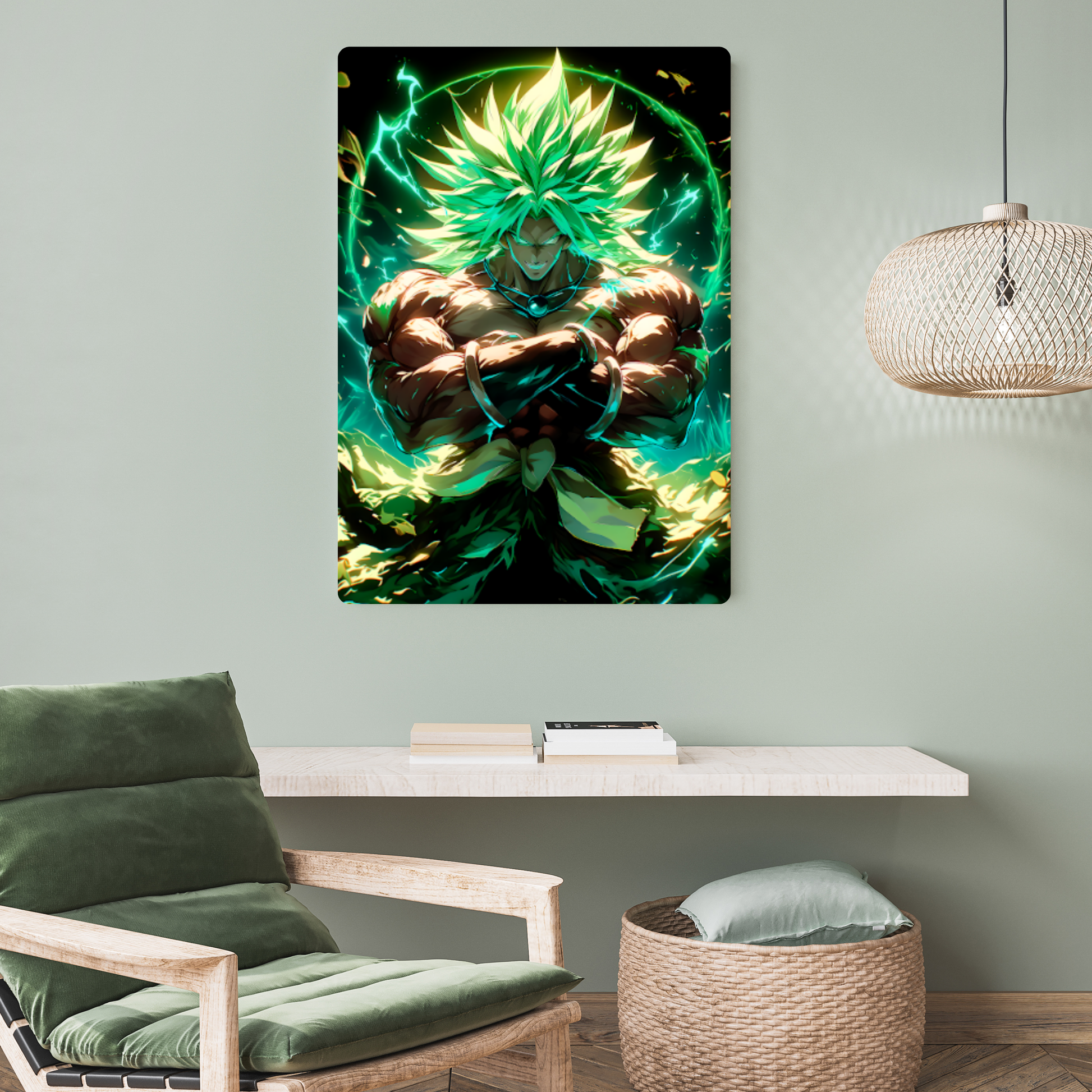 Broly Metal Poster