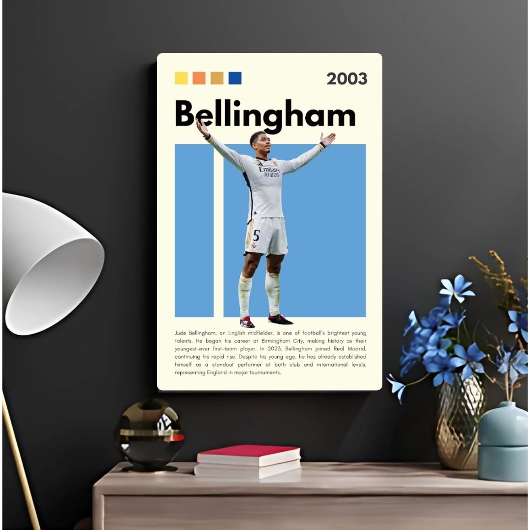 Jude Bellingham Metal Poster