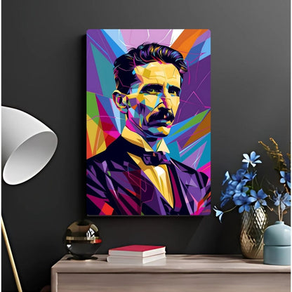 Nikola Tesla Metal Poster
