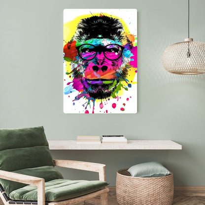 Abstract Monkey Metal Poster