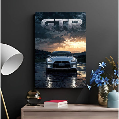 GTR - Skyline's Shadow Metal Poster