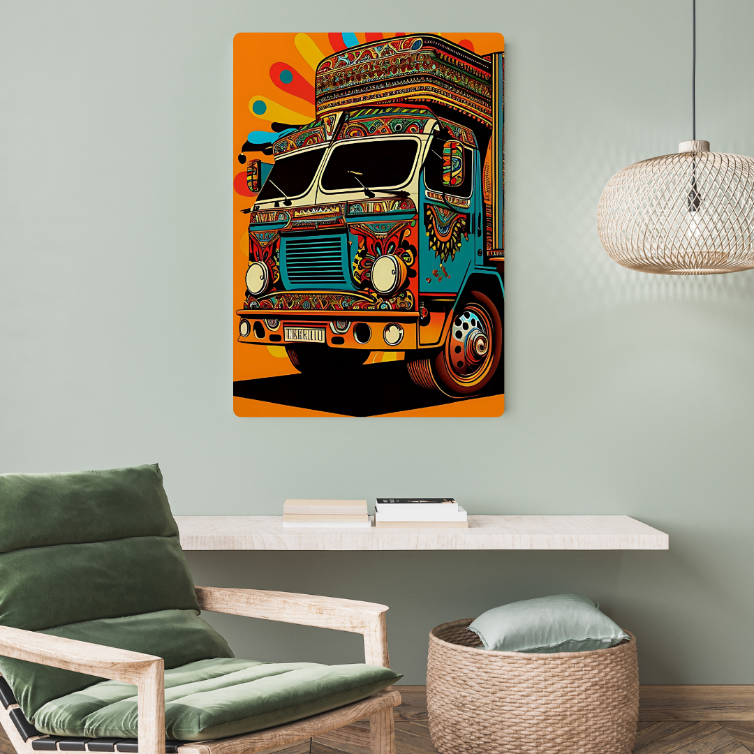 Truck Art Metal Poster