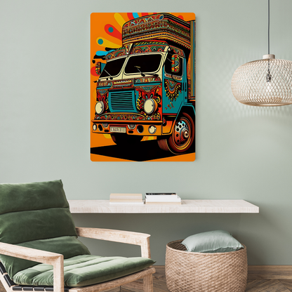 Truck Art Metal Poster