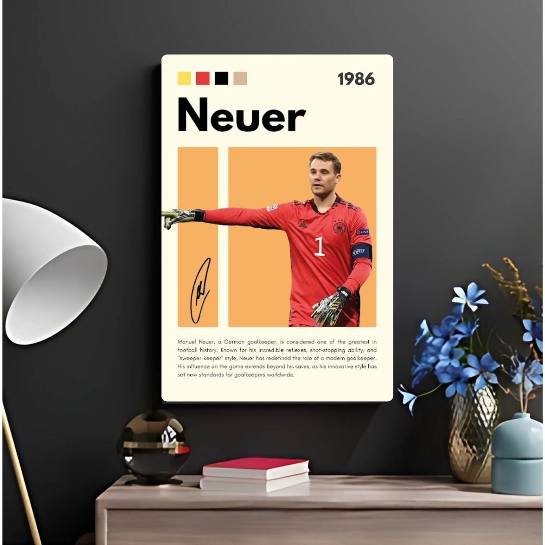 Manuel Neuer Metal Poster