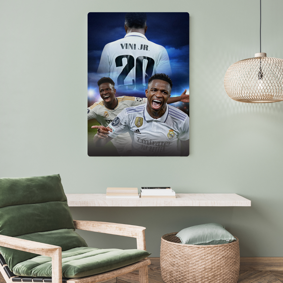 Vinicius Junior Metal Poster