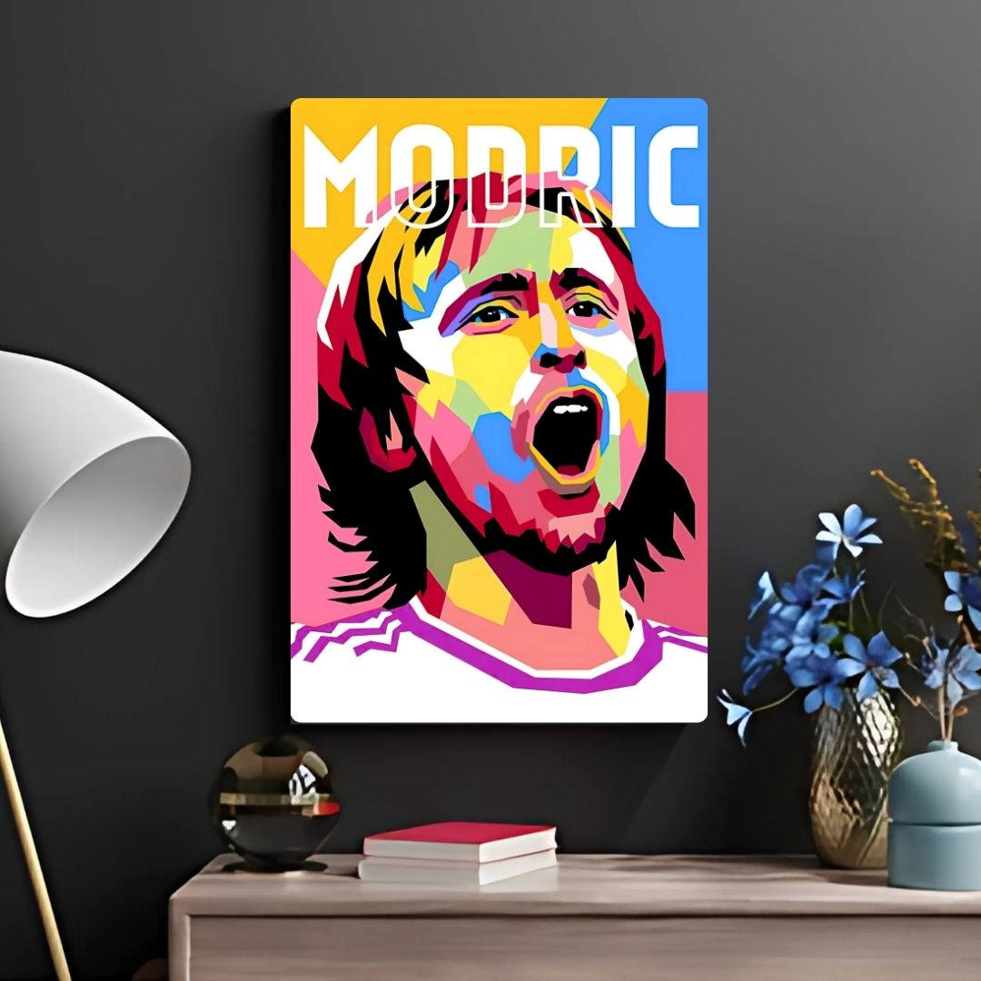 Luka Modric Metal Poster