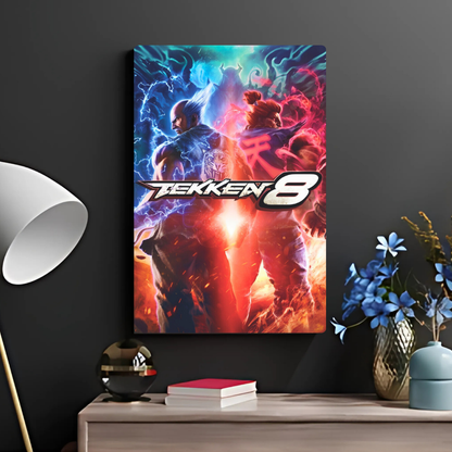 Tekken 8 Metal Poster