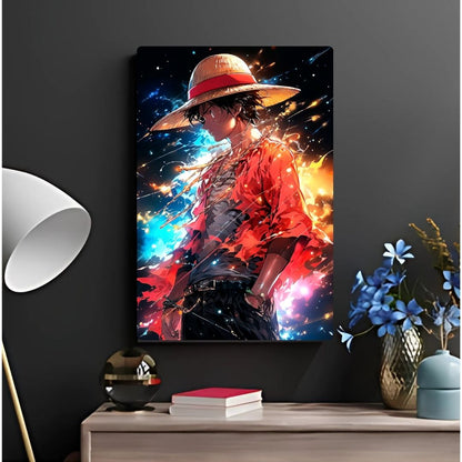 Luffy The Fire Within Metal Poster