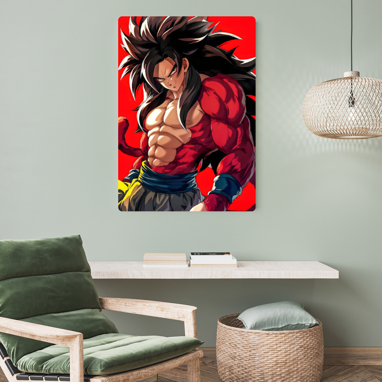 Goku Super Saiyan 4 Metal Poster