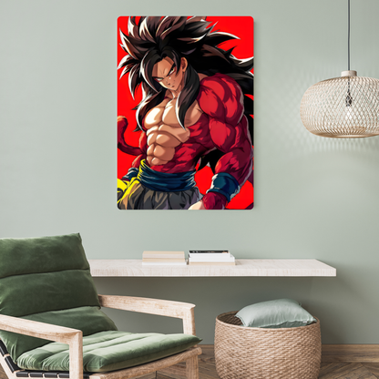 Goku Super Saiyan 4 Metal Poster