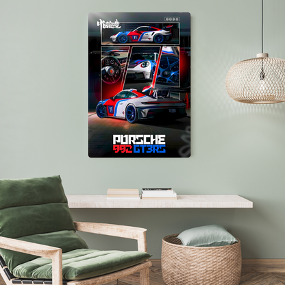 Porsche Metal Poster