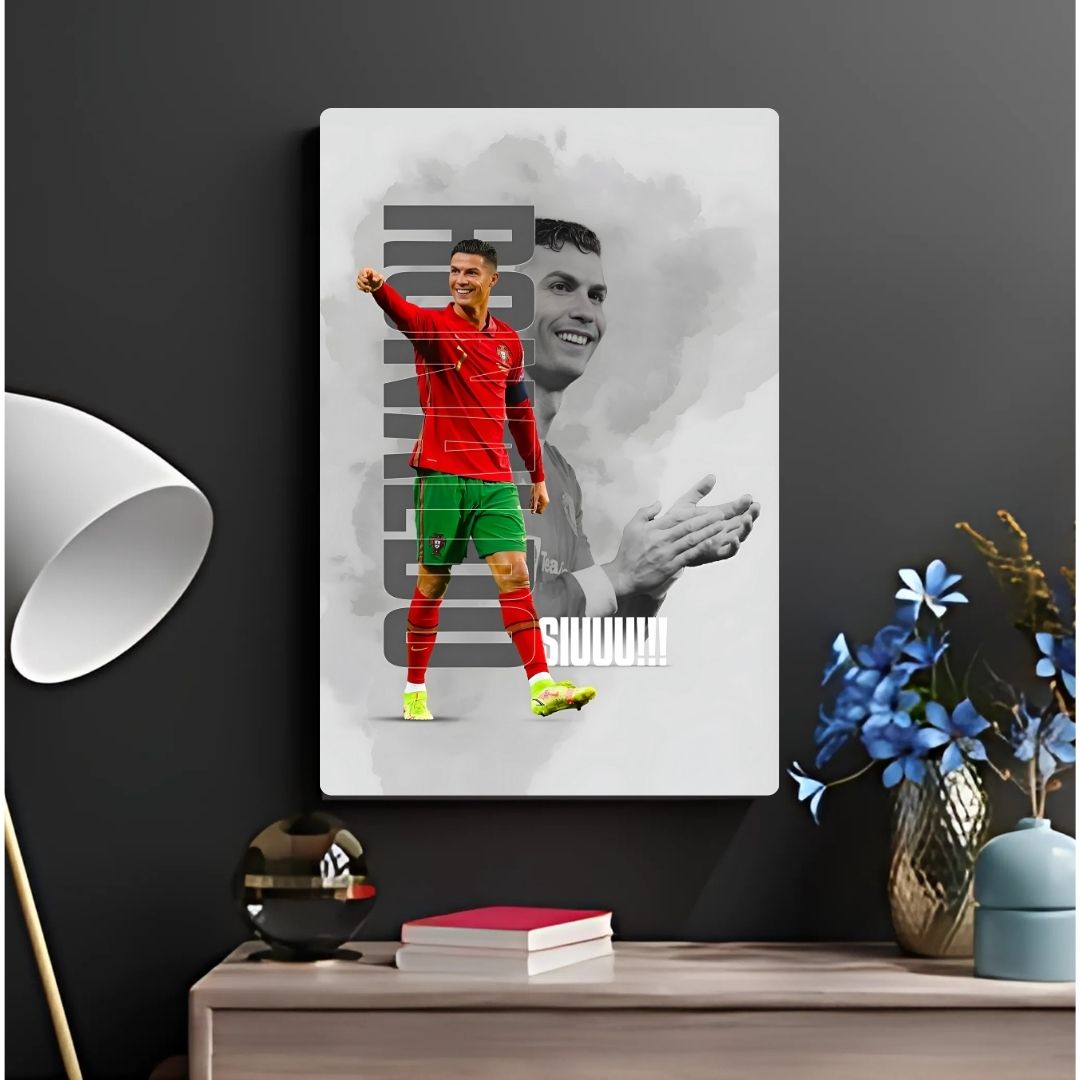 The Icon - C. Ronaldo Metal Poster