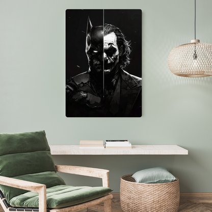 Batman x Joker Metal Poster
