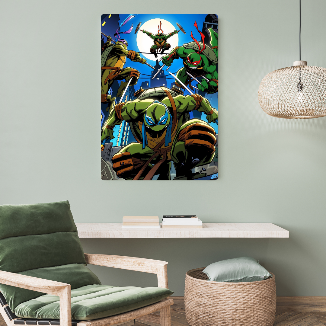 Ninja Turtles Metal Poster