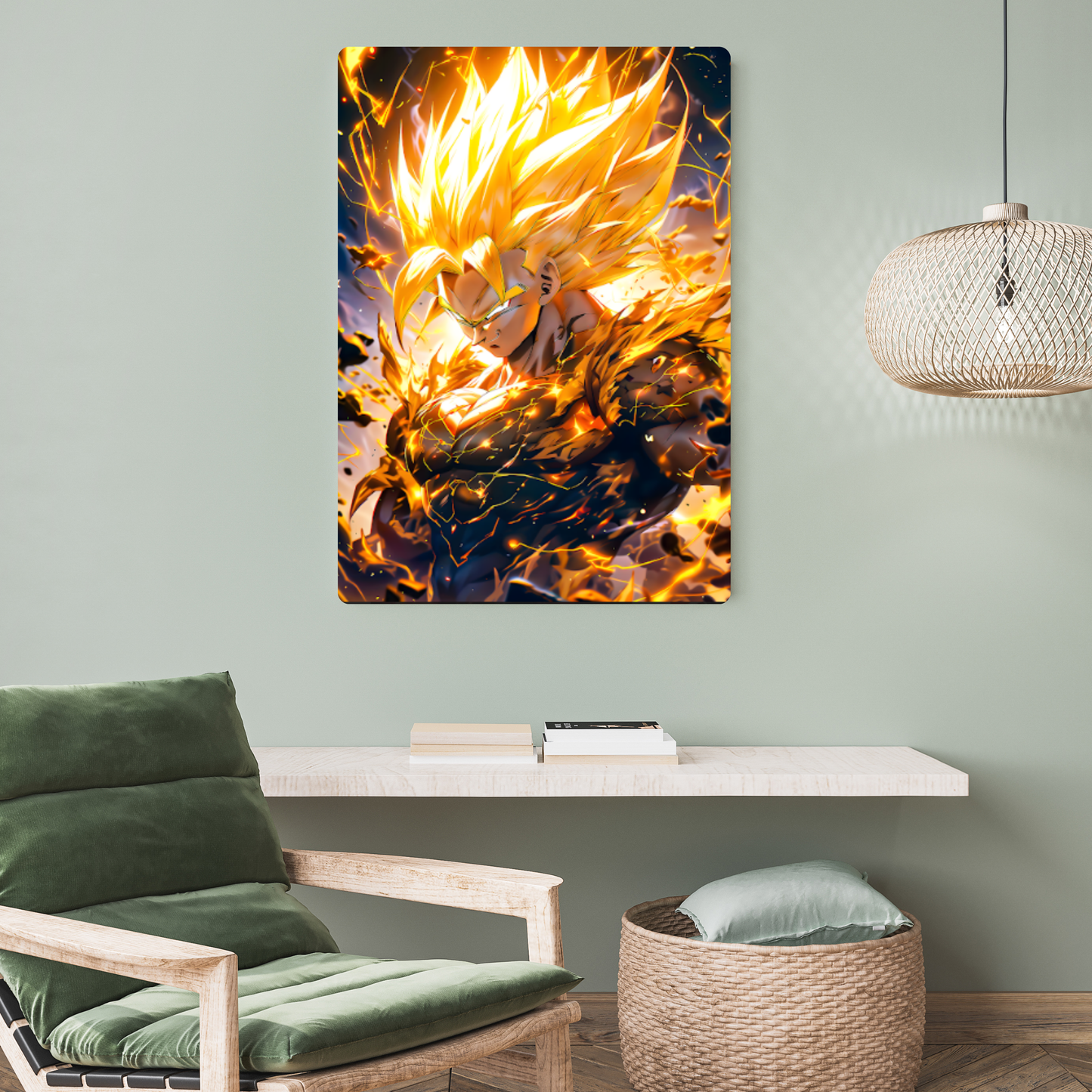 Super Saiyan Goku Metal Poster