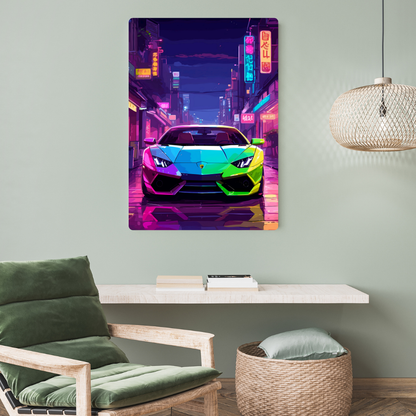 Lambo Deviance Metal Poster