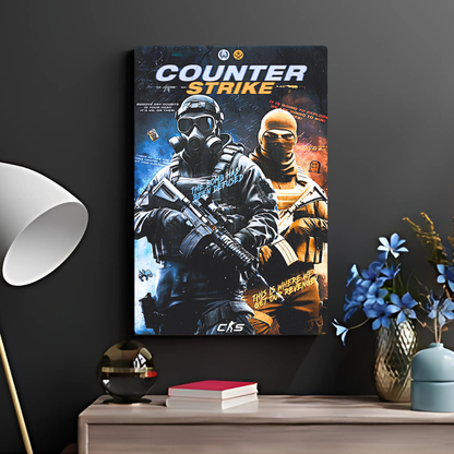 Counter Strike Metal Poster