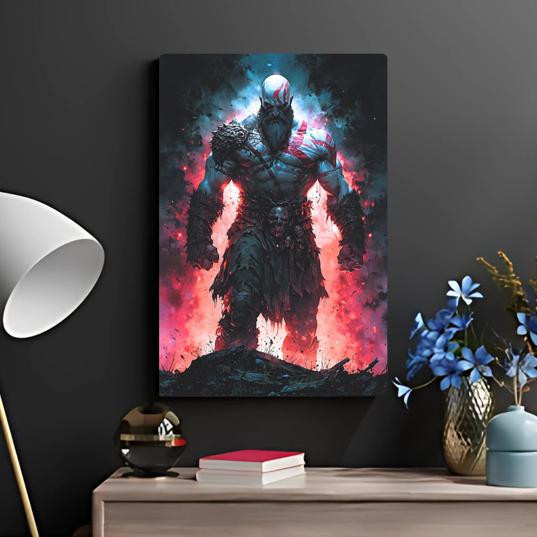 Ghost of Sparta's Fury Metal Poster