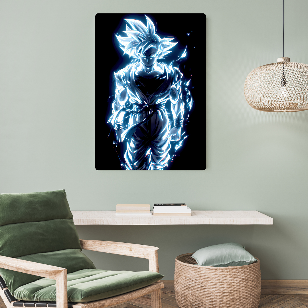 Goku Neon Metal Poster