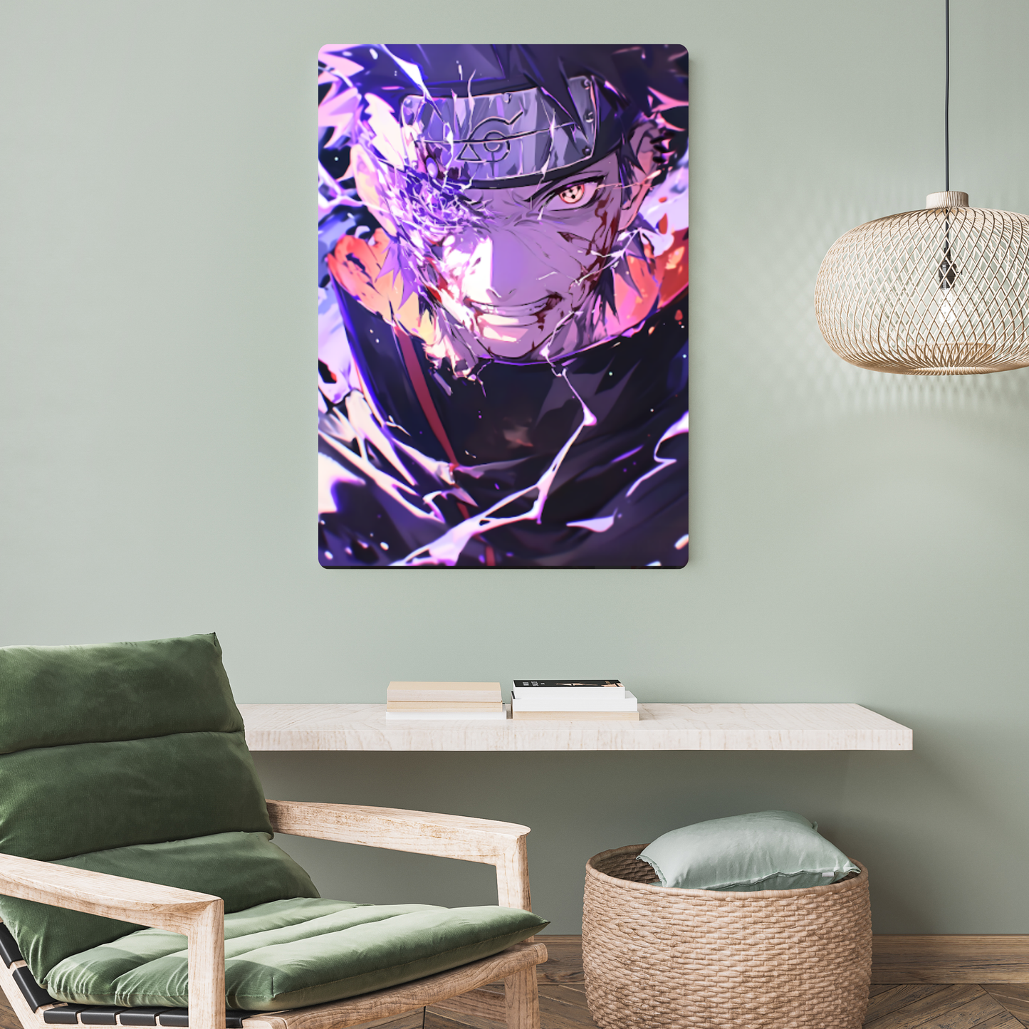 Amaterasu Itachi Metal Poster