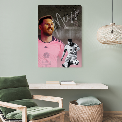 Lionel Messi Metal Poster