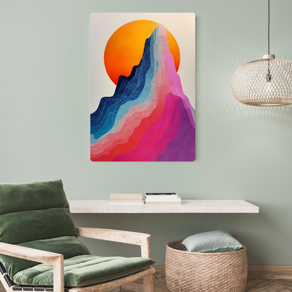 Sunset Metal Poster