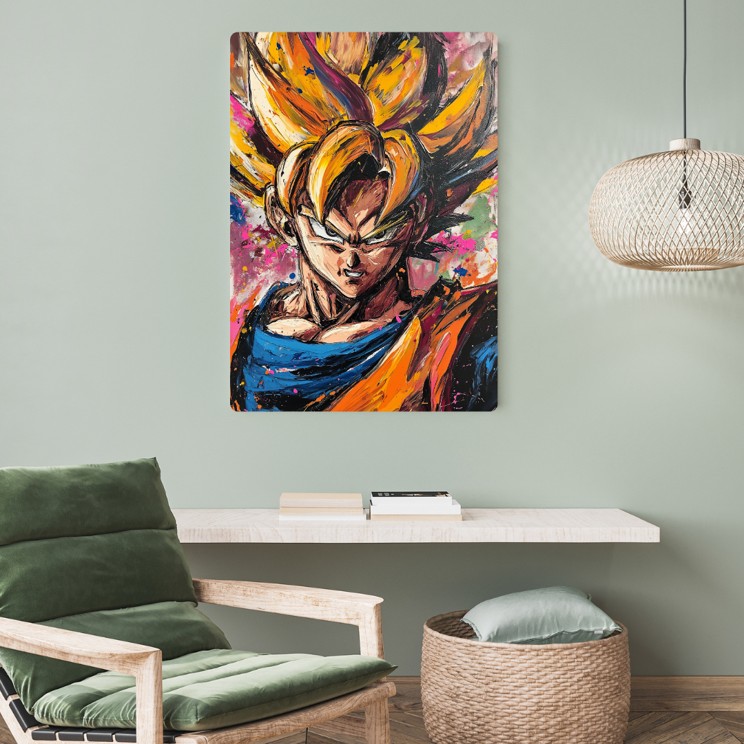 Goku Art Metal Poster