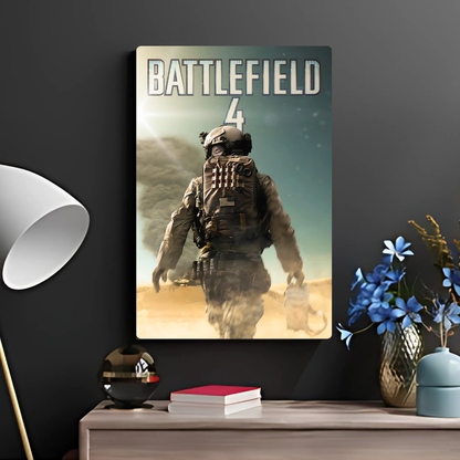 Battel Field IV Metal Poster