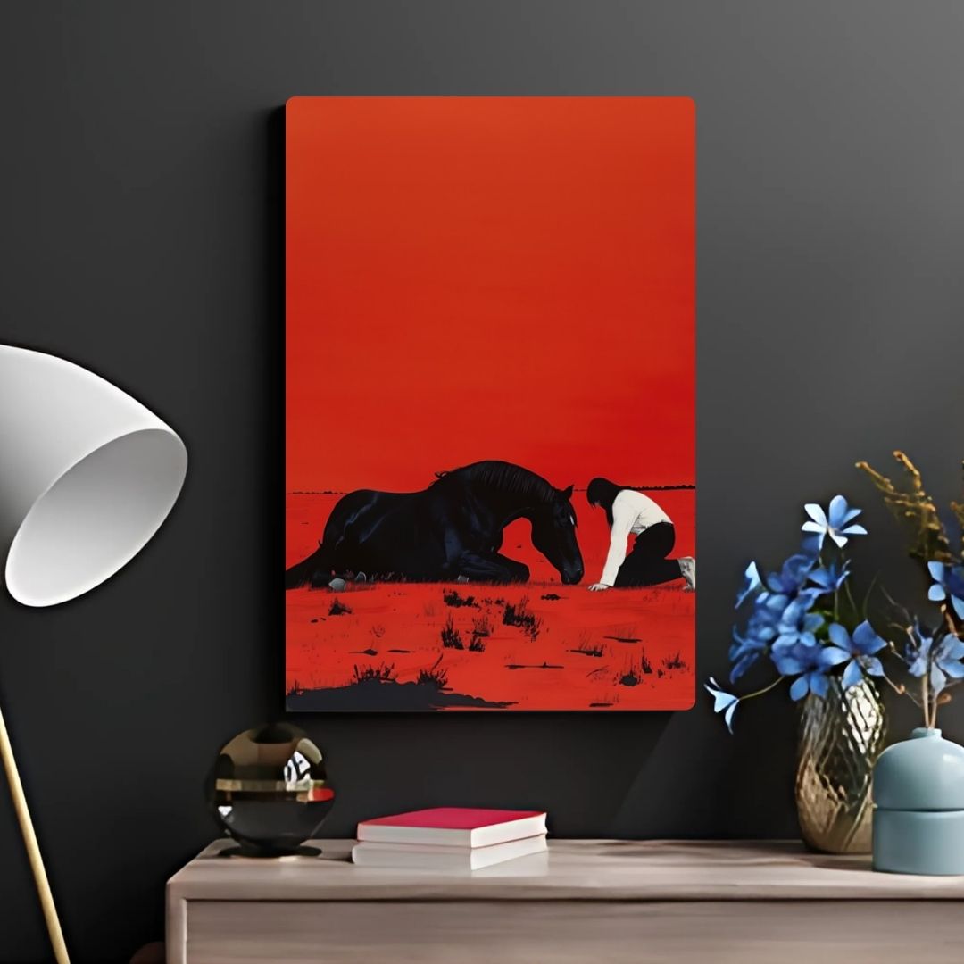 The Silent Farewell Metal Poster