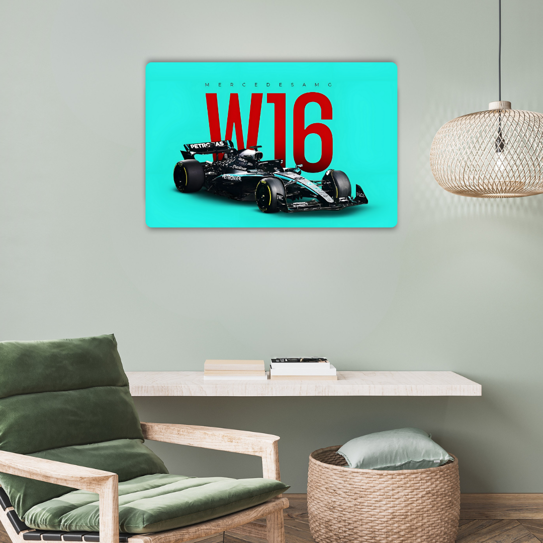 Mercedes-AMG F1 W16 Metal Poster