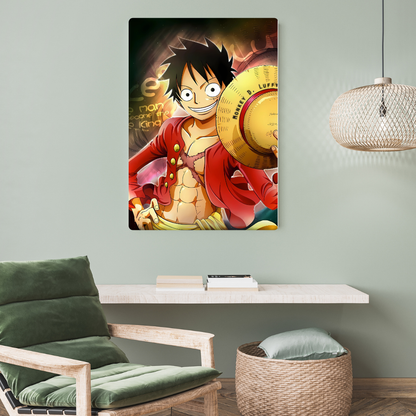 Straw Hat Captain – Luffy Metal Poster