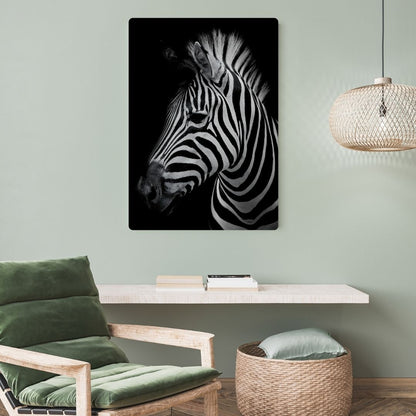 Zebra Metal Poster