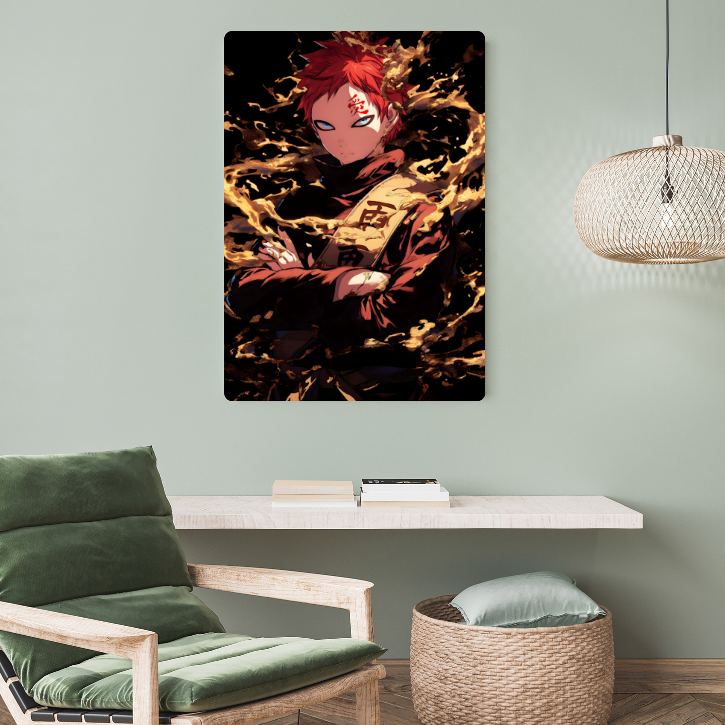 Gaara Metal Poster
