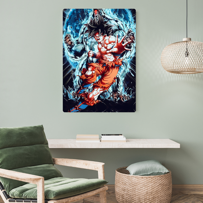 Goku Primal Instinct Metal Poster